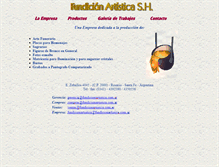 Tablet Screenshot of fundicionartistica.com.ar